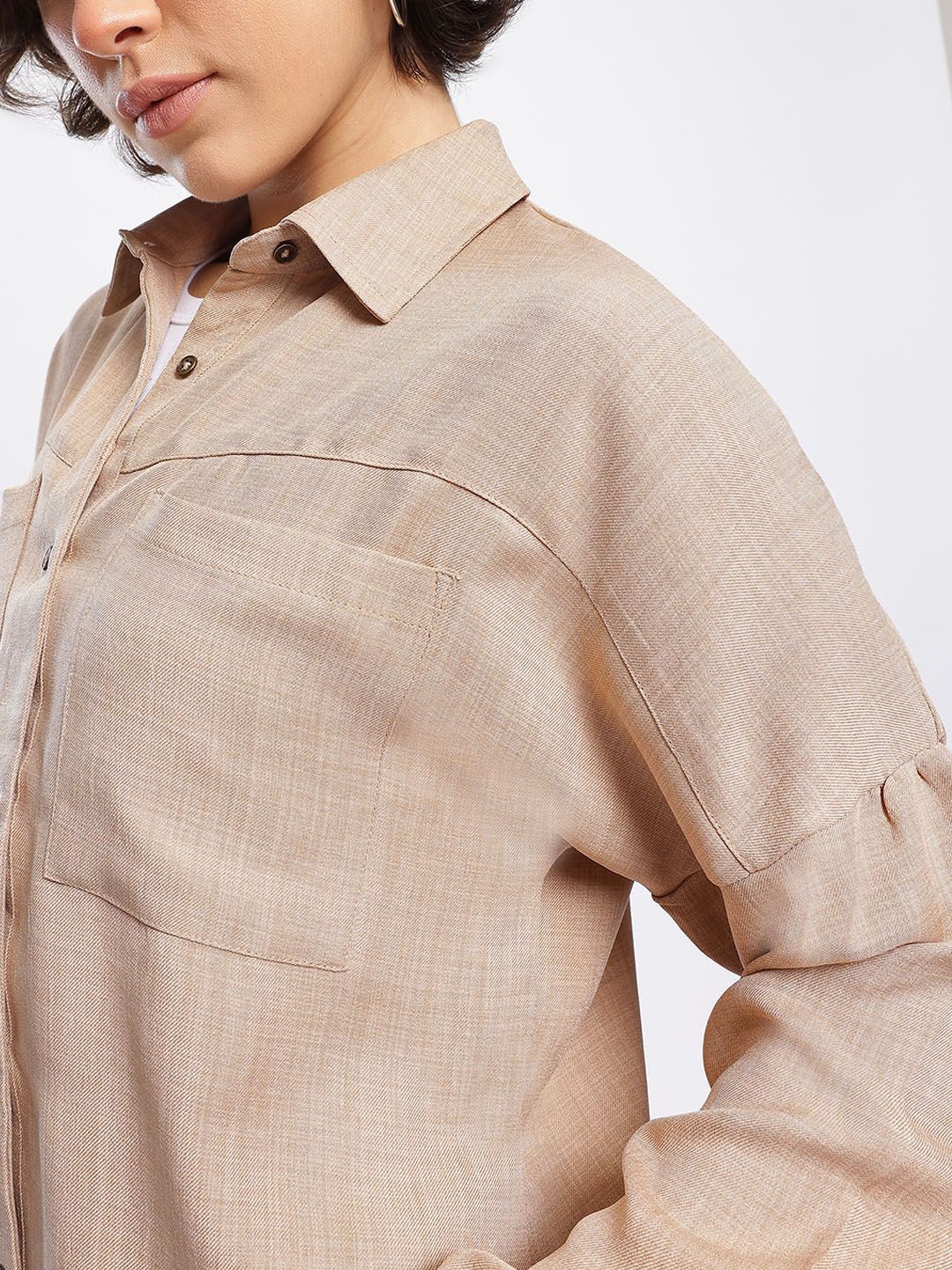 DressBerry Elegant Essence Drop-Shoulder Shirt