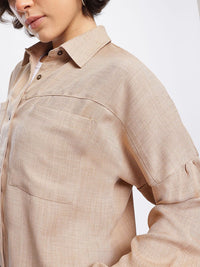DressBerry Elegant Essence Drop-Shoulder Shirt