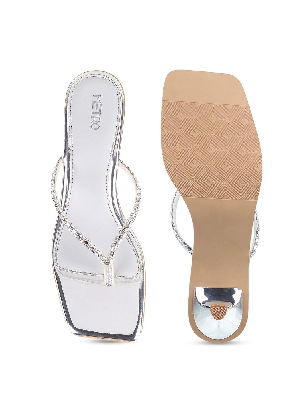 Metro Embellished Kitten Heels