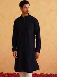 SOJANYA Embroidered Regular Thread Work Pure Cotton Kurta with Churidar