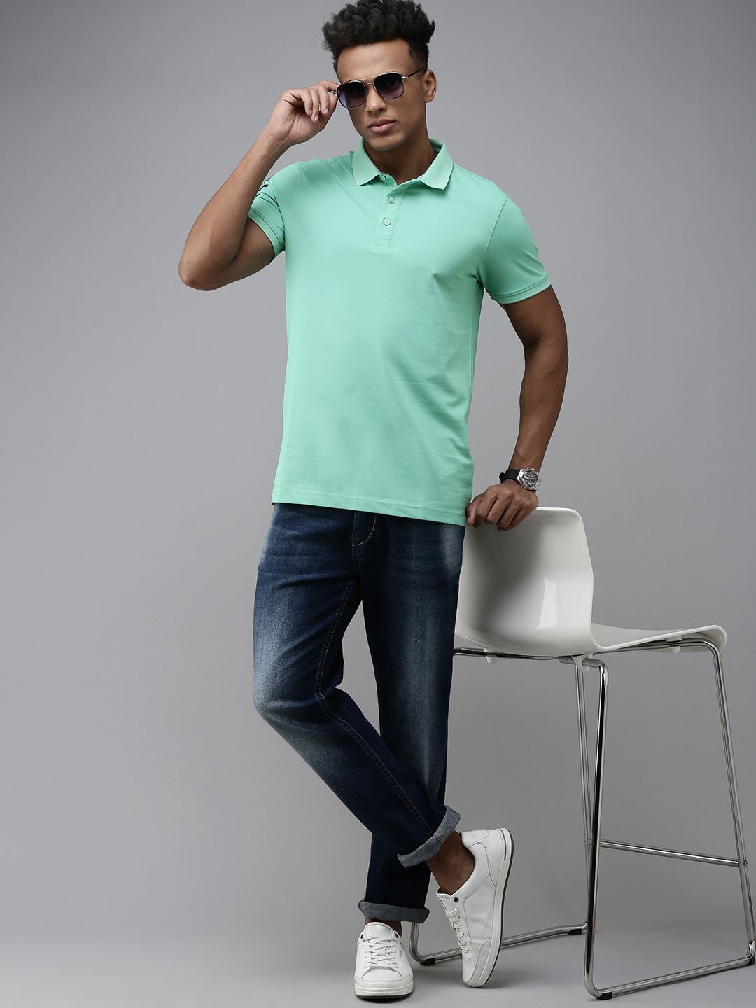 SPYKAR Polo Collar Slim Fit T-shirt