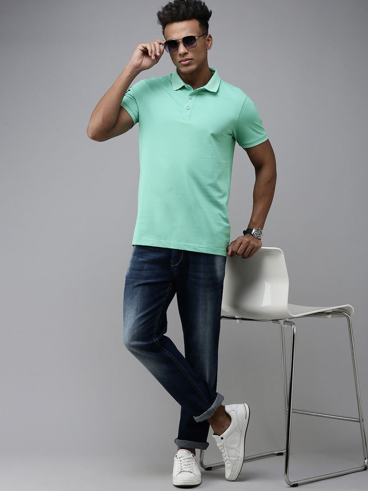 SPYKAR Polo Collar Slim Fit T-shirt