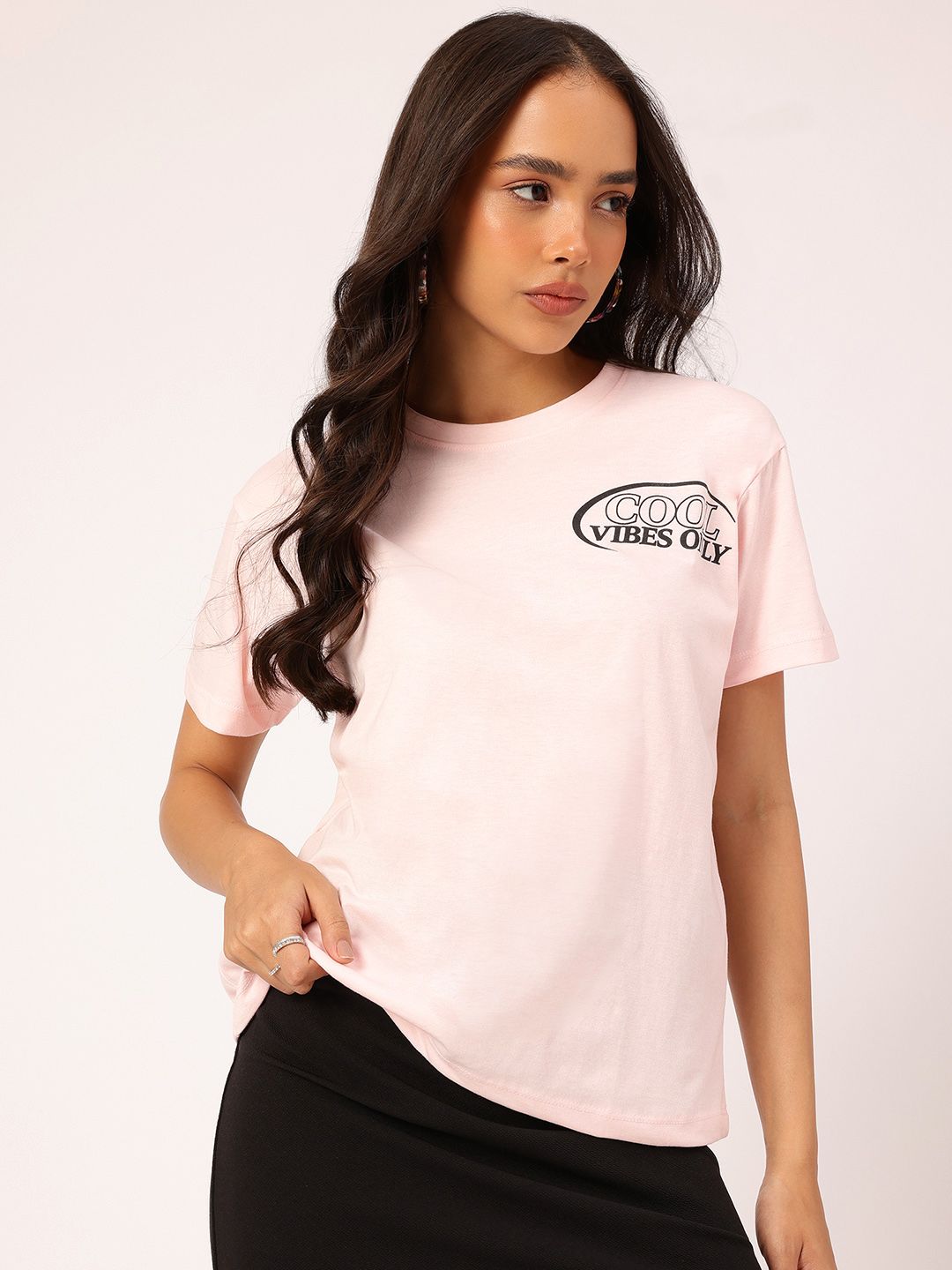 DressBerry Sassy-Style Slang Printed Casual Tee