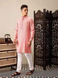 House of Pataudi Checked Jashn Kurta