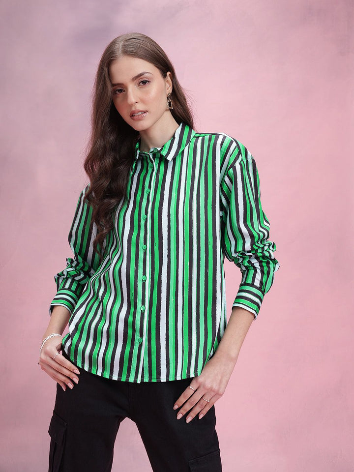 DressBerry Striped Casual Shirt