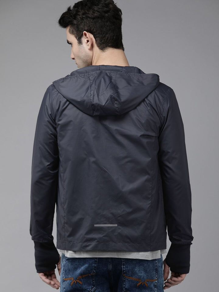 SPYKAR Men Navy Blue Lightweight Sporty Jacket
