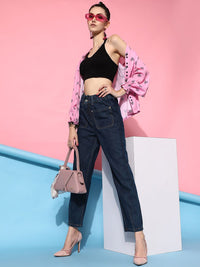 STREET 9 Women Blue Urban Tapered Fit Jeans