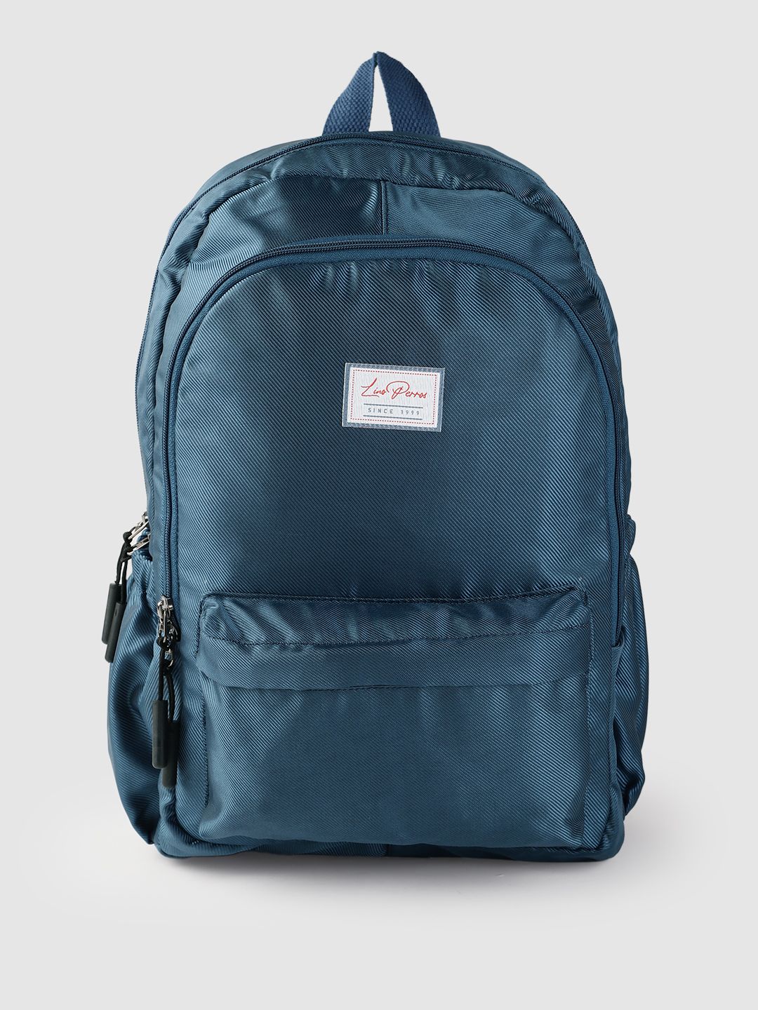Lino Perros Women Teal Blue Solid Backpack- 28 Litres