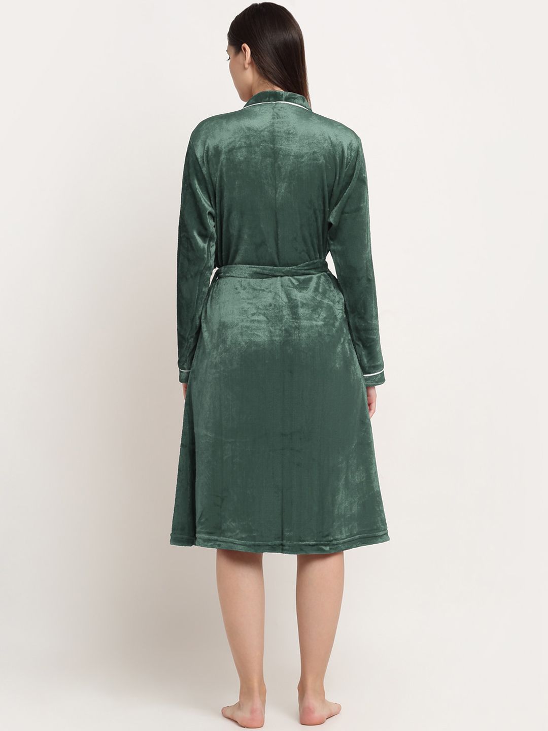 KLOTTHE Woolen Bath Robe With Belt