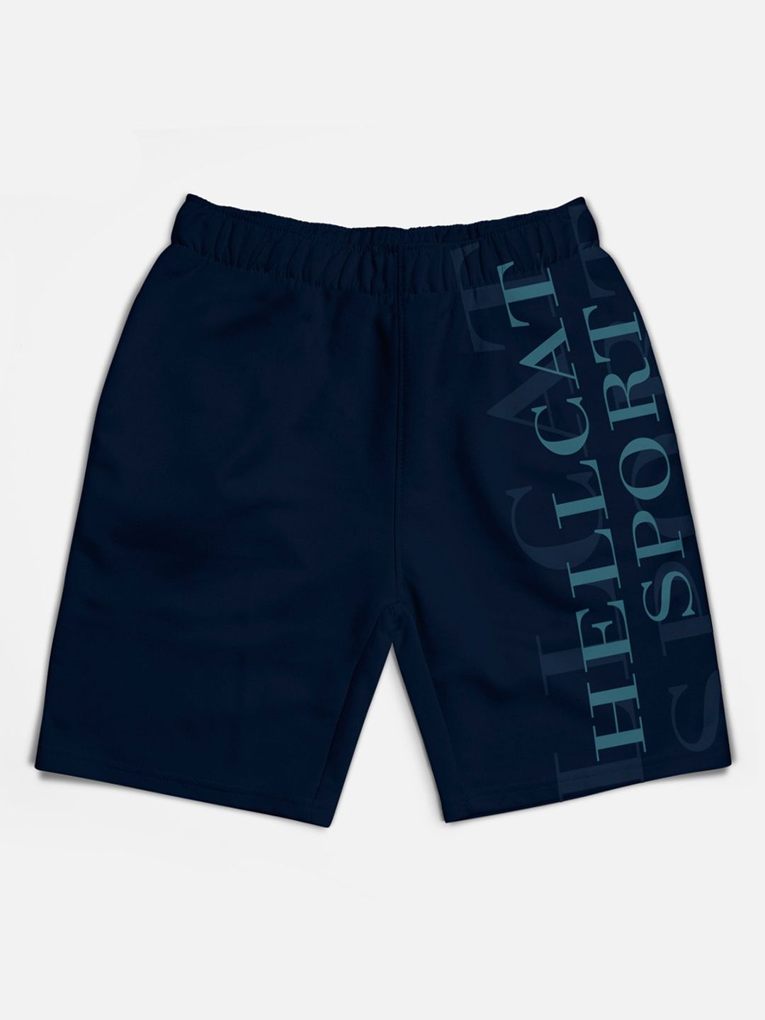 HELLCAT Boys Pack Of 5 Typography Printed Cotton Mid-Rise Shorts