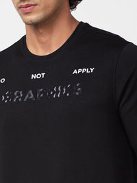 SPYKAR Typography Printed Cotton Sweatshirt