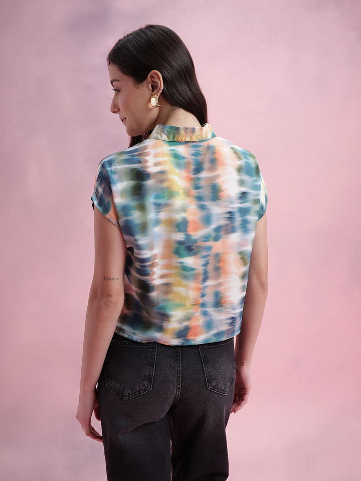 DressBerry Dyed Extended Sleeves Shirt Style Top