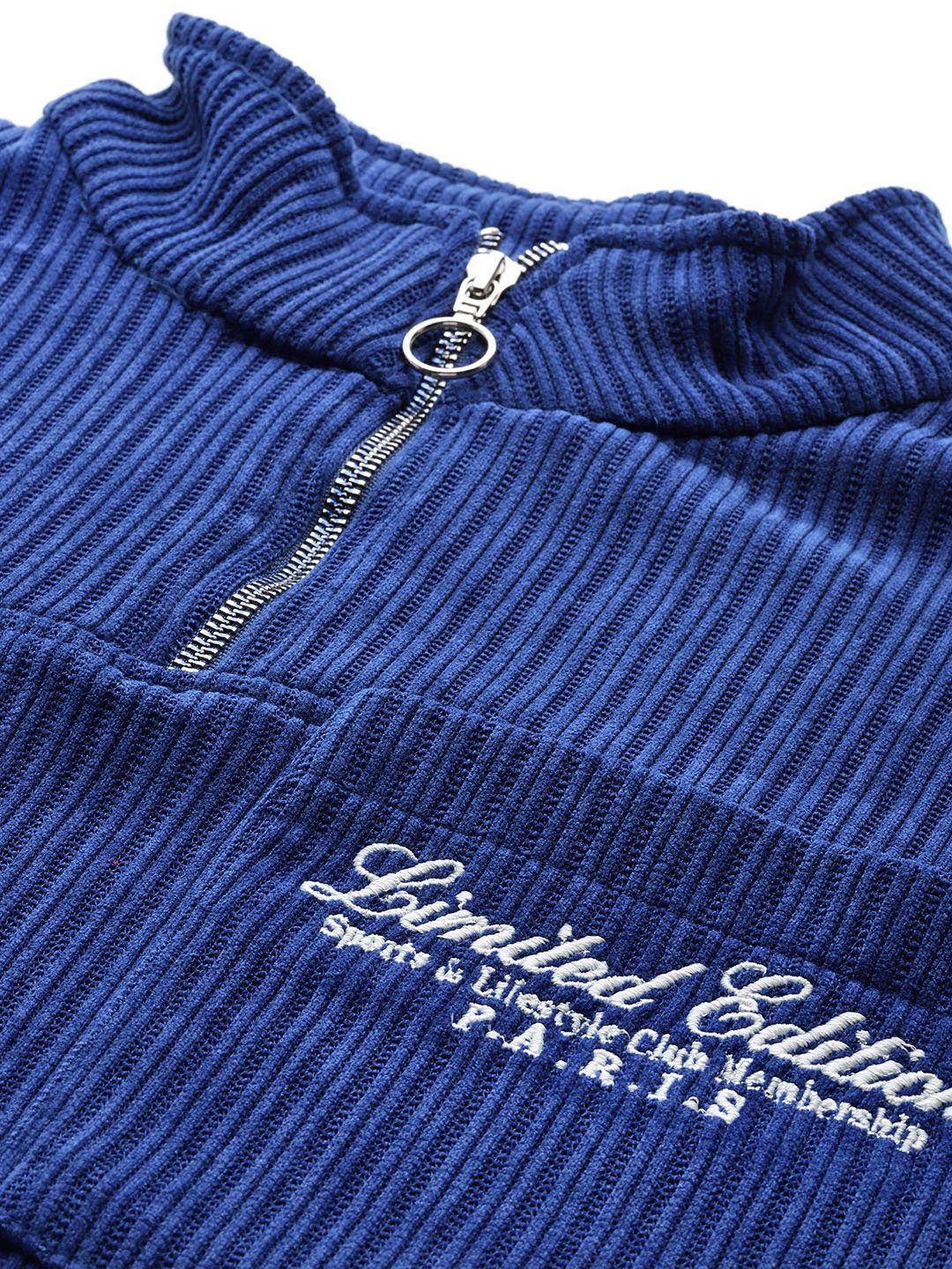 The Indian Garage Co Embroidered Corduroy Sweatshirt