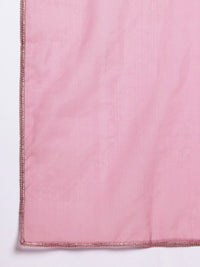 all about you Floral Printed Straight Kurta With Sharara & Dupatta