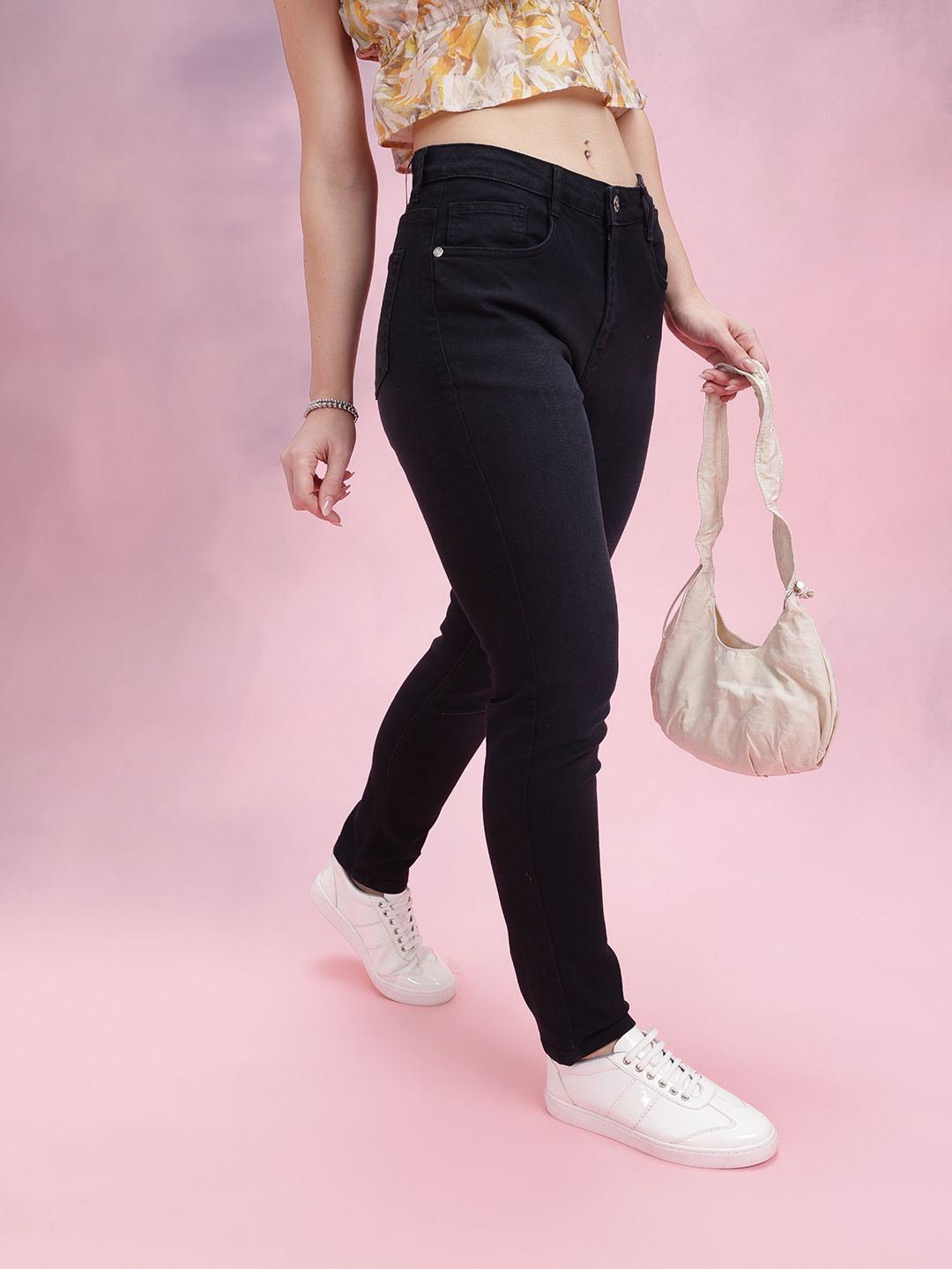 DressBerry Women Slim Fit Mid-Rise Stretchable Jeans