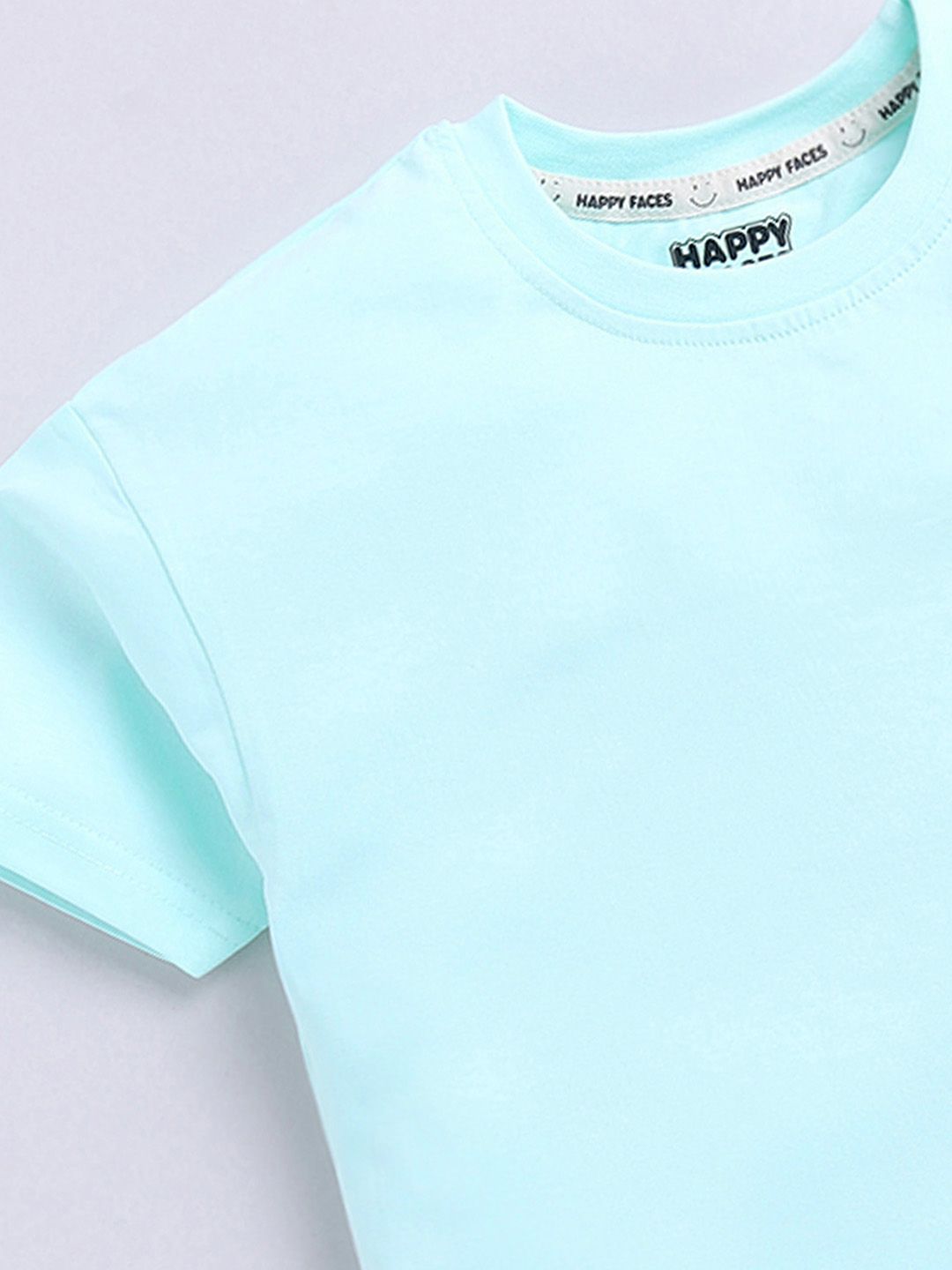 Happy Faces Boys Printed Pure Cotton T-shirt