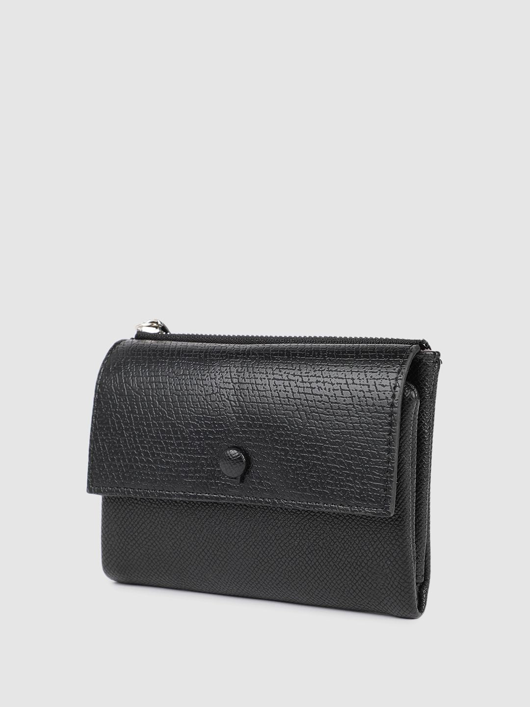 DressBerry Women Animal Textured Three Fold Wallet