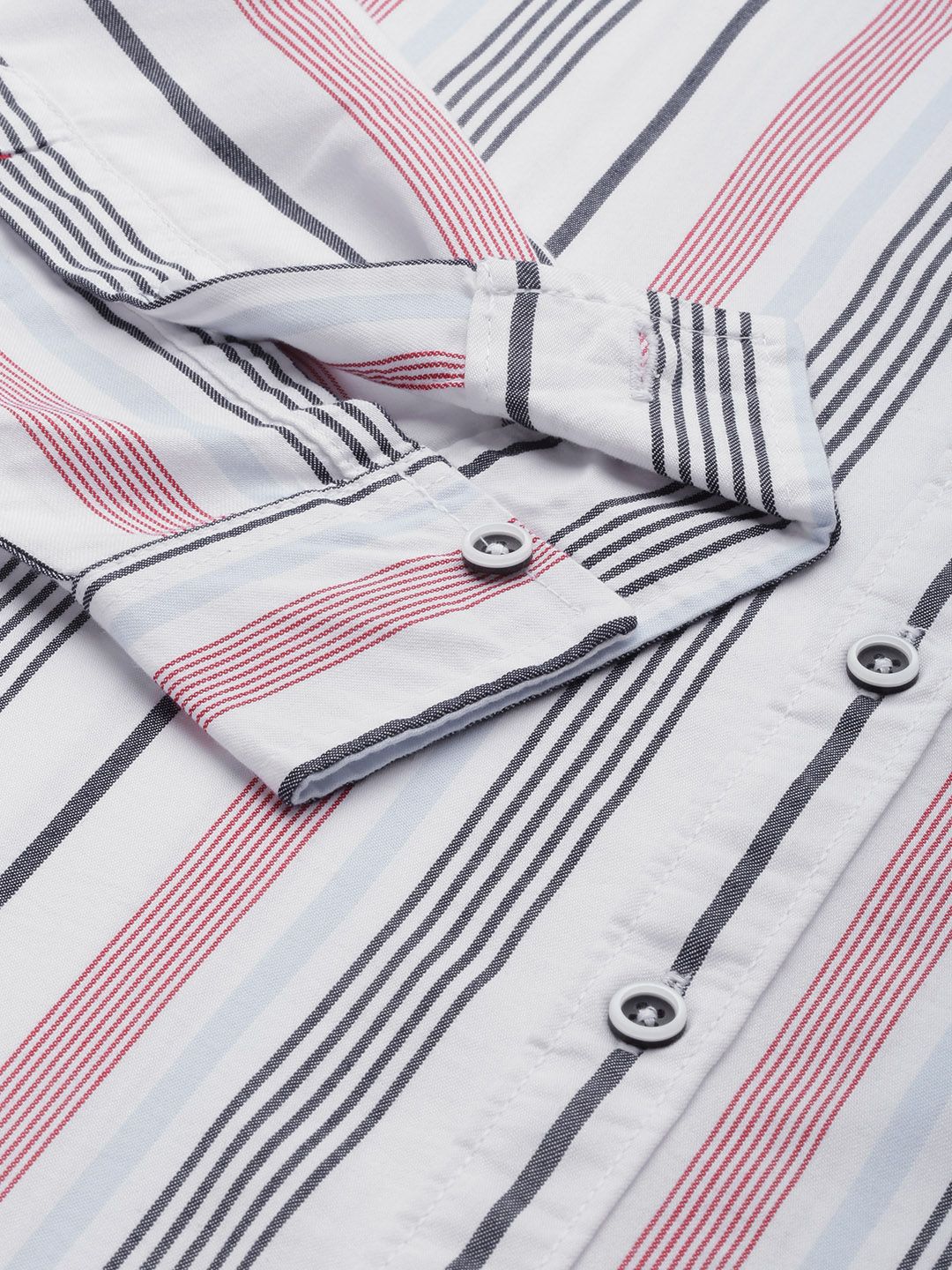 The Indian Garage Co Men Regular Fit Striped Casual Shirt