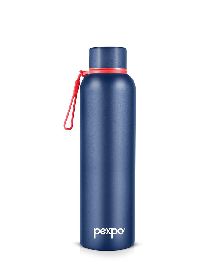 Pexpo Bravo Blue ISI Certified Thermosteel Hot and Cold flask Insulated Water Bottle 700ml