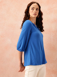all about you Mandarin Collar Top
