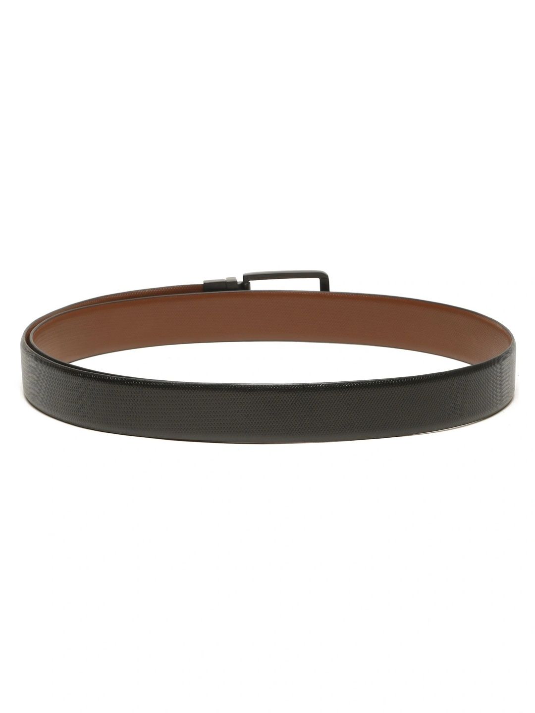 Tali Pinggang Boleh Balik Kulit Kayu Jati Lelaki Kulit Bertekstur