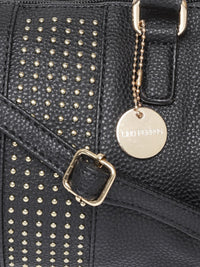 Lino Perros Black Solid Handheld Bag