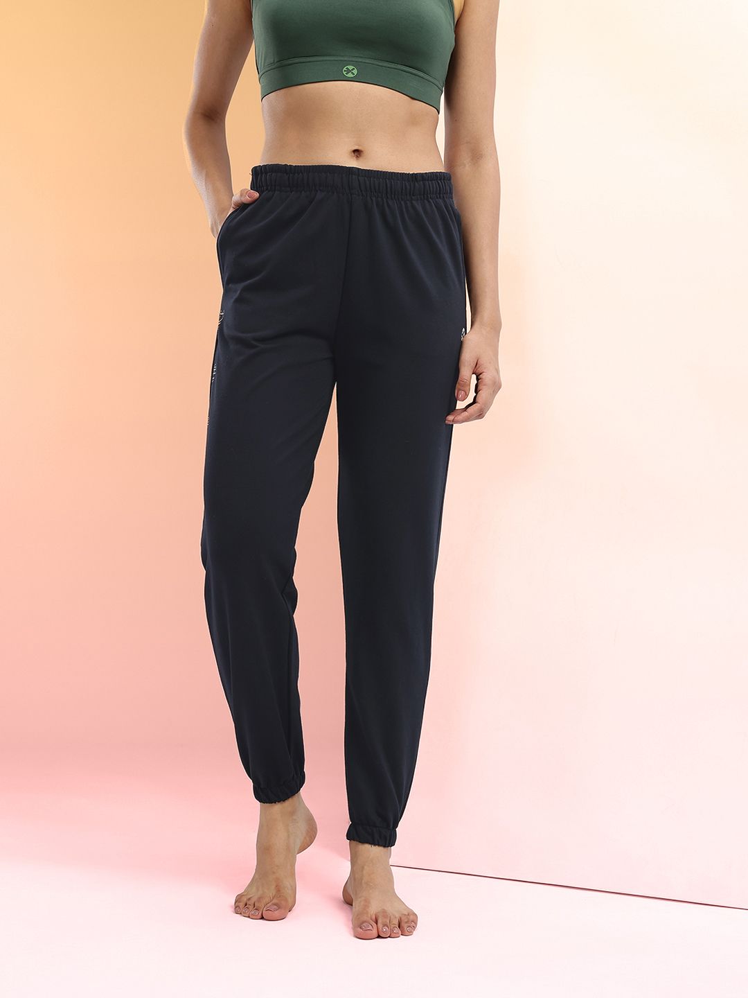 HRX by Hrithik Roshan Women Mid-Rise Yoga Joggers