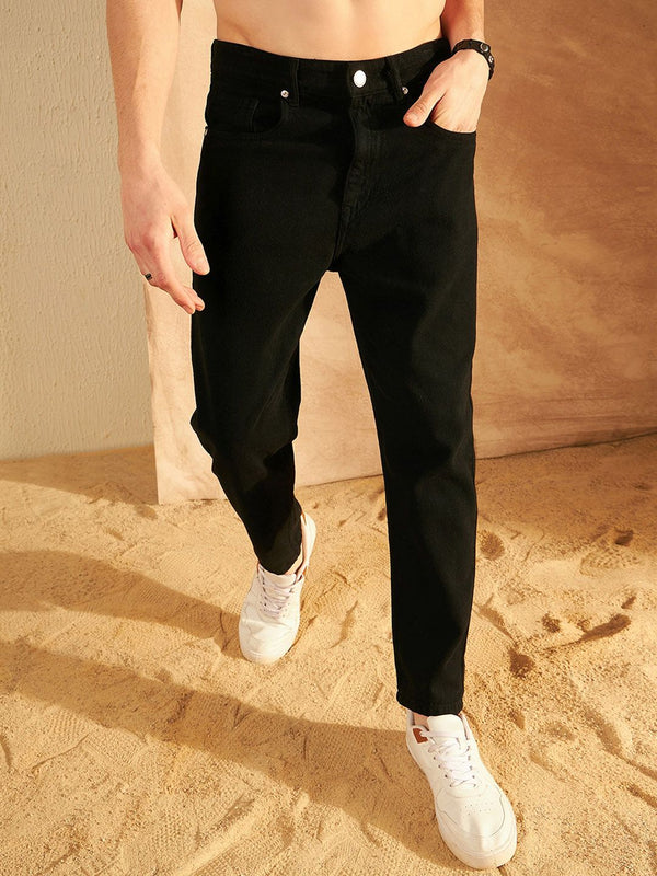 DENNISON Men Comfort Mom Fit Clean Look Cotton Jeans