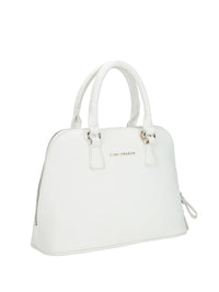 Lino Perros Off-White Solid Handheld Bag