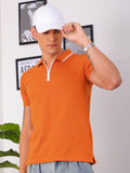 The Indian Garage Co Men Polo Collar Pockets Slim Fit T-shirt