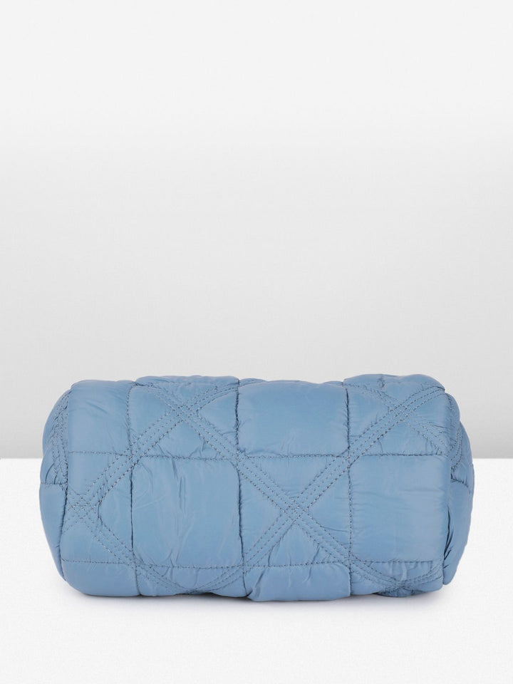 DressBerry Textured Structured Shoulder Bag With Quilted