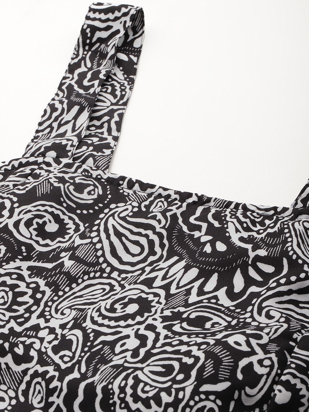 DressBerry Women Ethnic Motifs Printed Smocked Top with Trousers Co-Ord Set