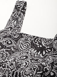DressBerry Women Ethnic Motifs Printed Smocked Top with Trousers Co-Ord Set