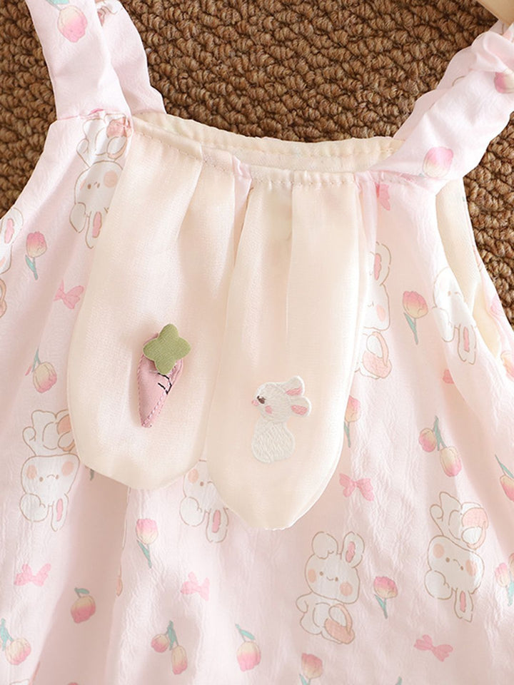 YK Floral Print A-Line Dress