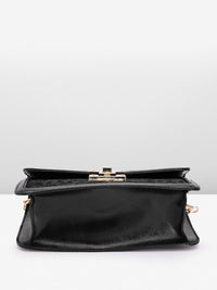 Lino Perros Floral Textured Structured Sling Bag