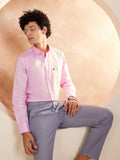 DENNISON Brand Logo Cotton Satin Shirt
