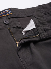 The Indian Garage Co Men Black Slim Fit Chinos