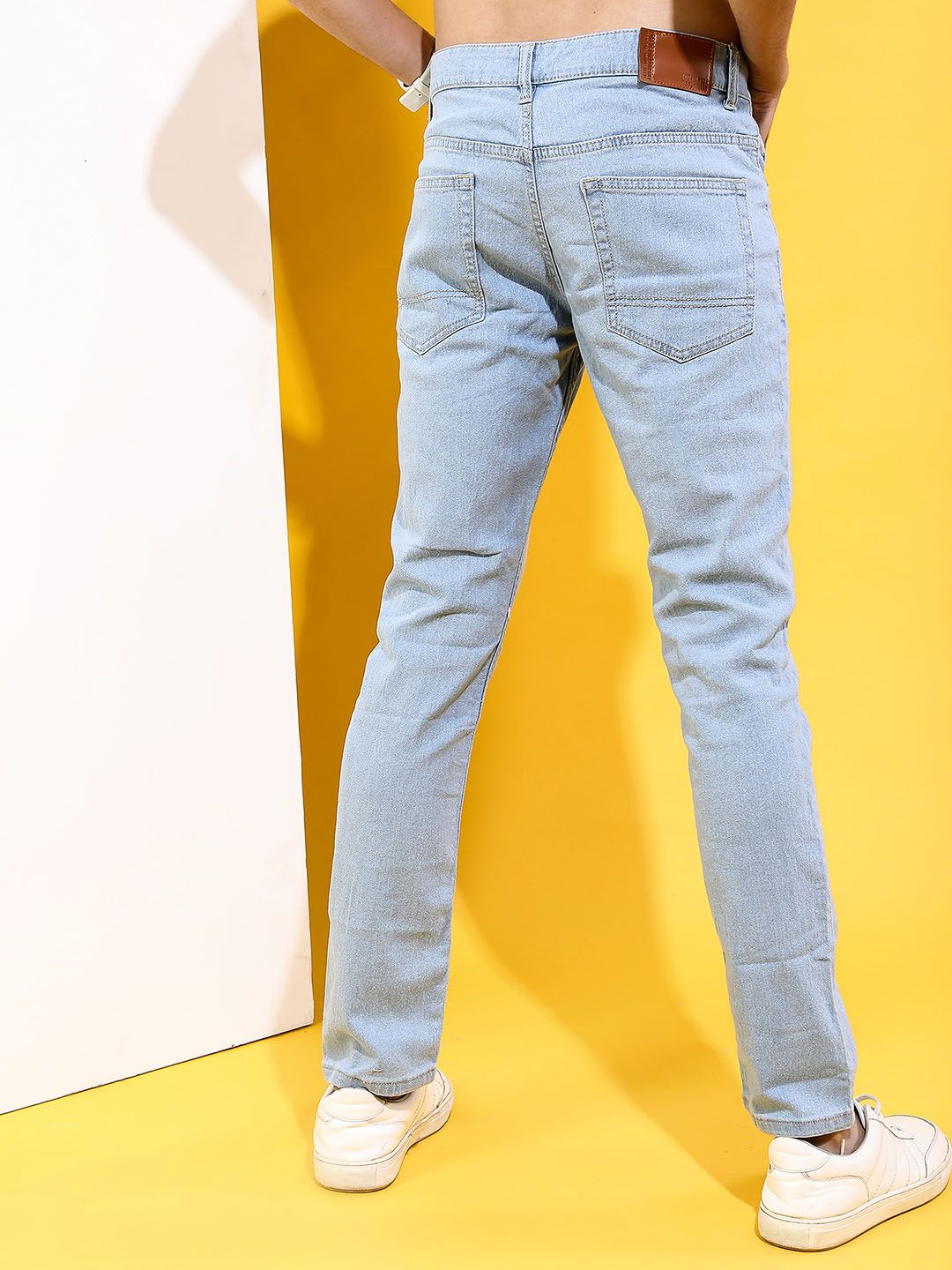 Highlander Men Blue Slim Fit Fit Mid-Rise Clean Look Jeans Regingable