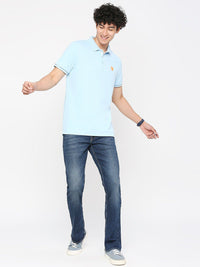 SPYKAR Polo Collar Slim Fit Cotton T-shirt