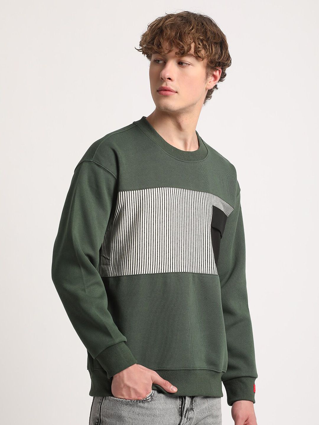 THE BEAR HOUSE Colourblocked Pullover Sweatshirt