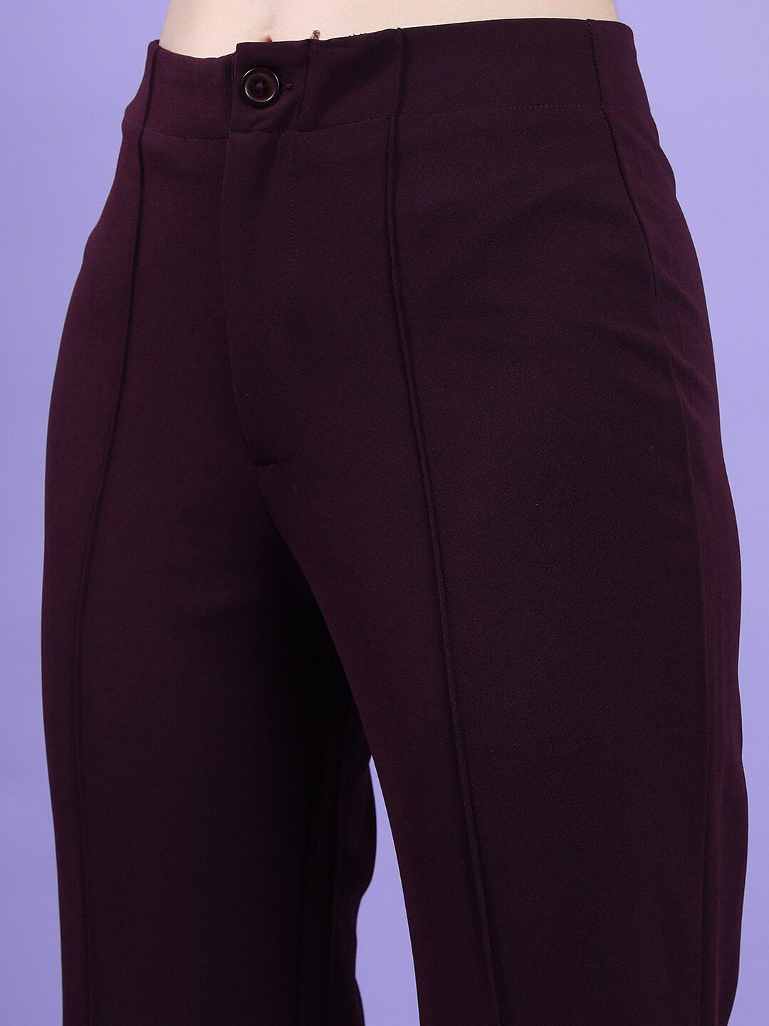 CHIC BY TOKYO TALKIES Women Flared High Rise Bootcut Trouser