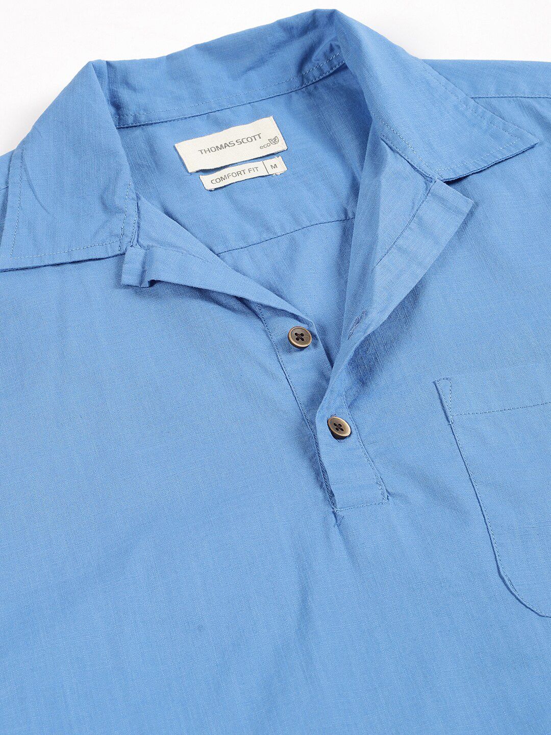 Thomas Scott Classic Boxy Short Sleeves Pure Cotton Casual Shirt