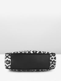 all about you Animal Print Structured Hobo Bag