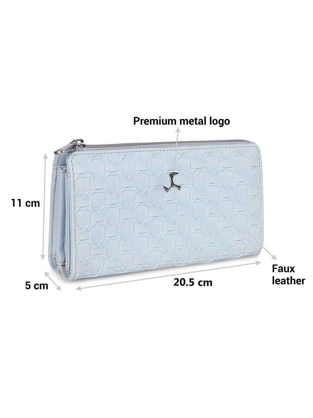 Mochi Women PU Zip Around Wallet