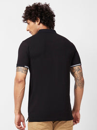 SPYKAR Polo Collar Slim Fit Cotton T-Shirt