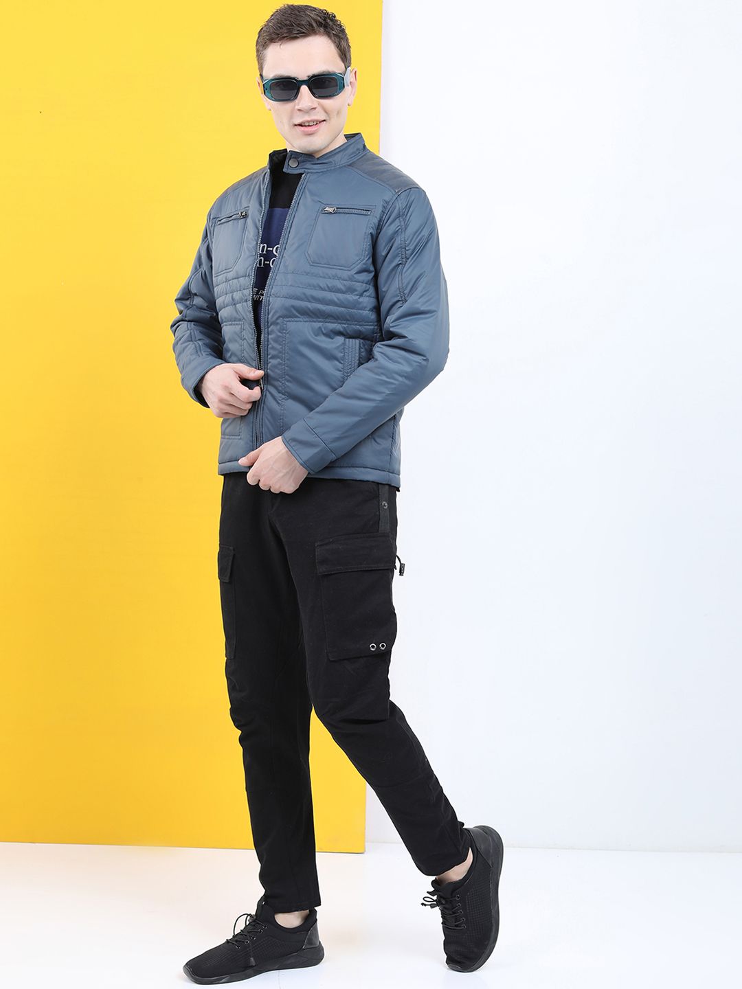 LOCOMOTIVE Men Solid Puffer Jacket Jacket