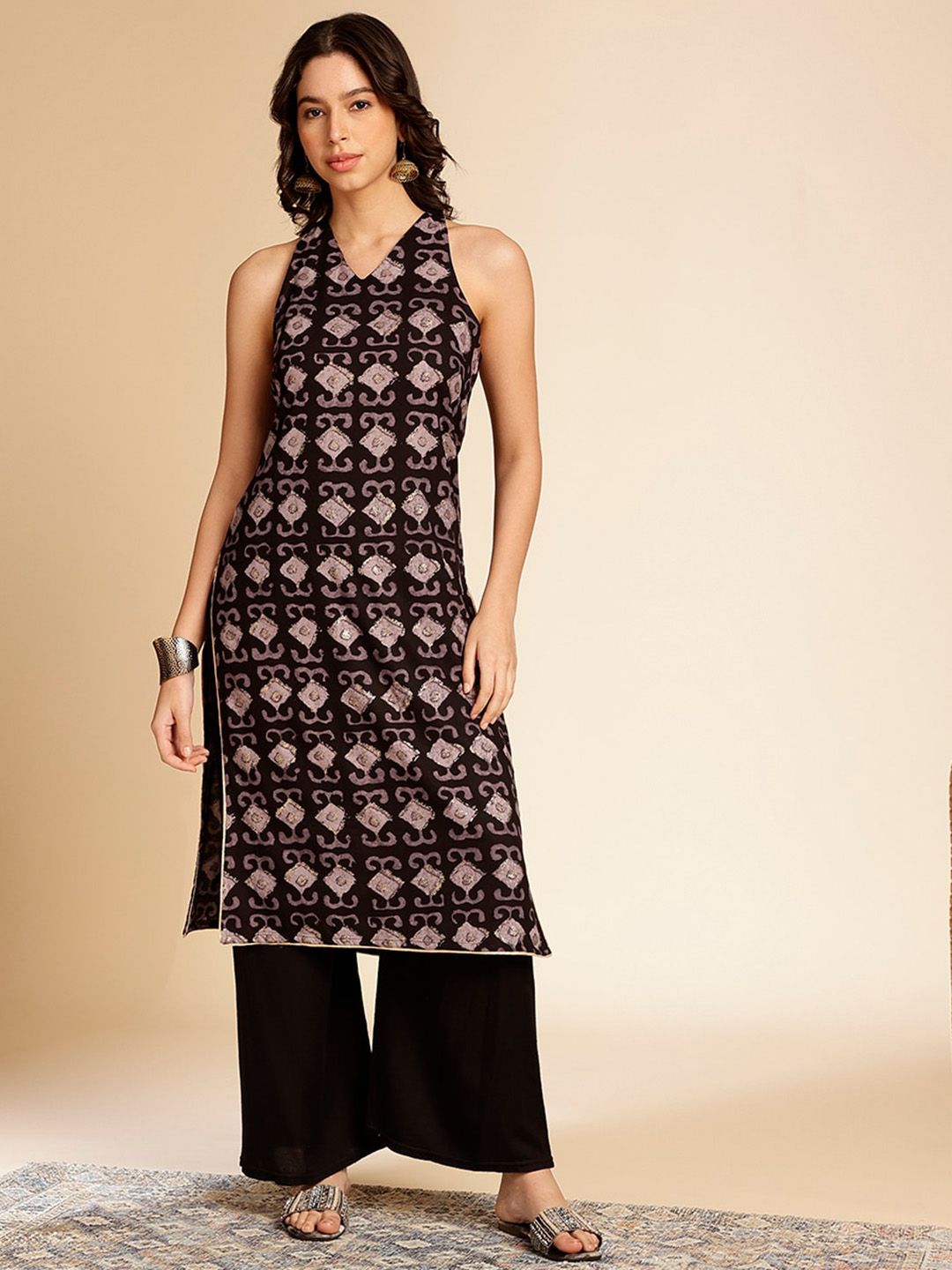 Anouk  Ethnic Motifs Printed Kurta