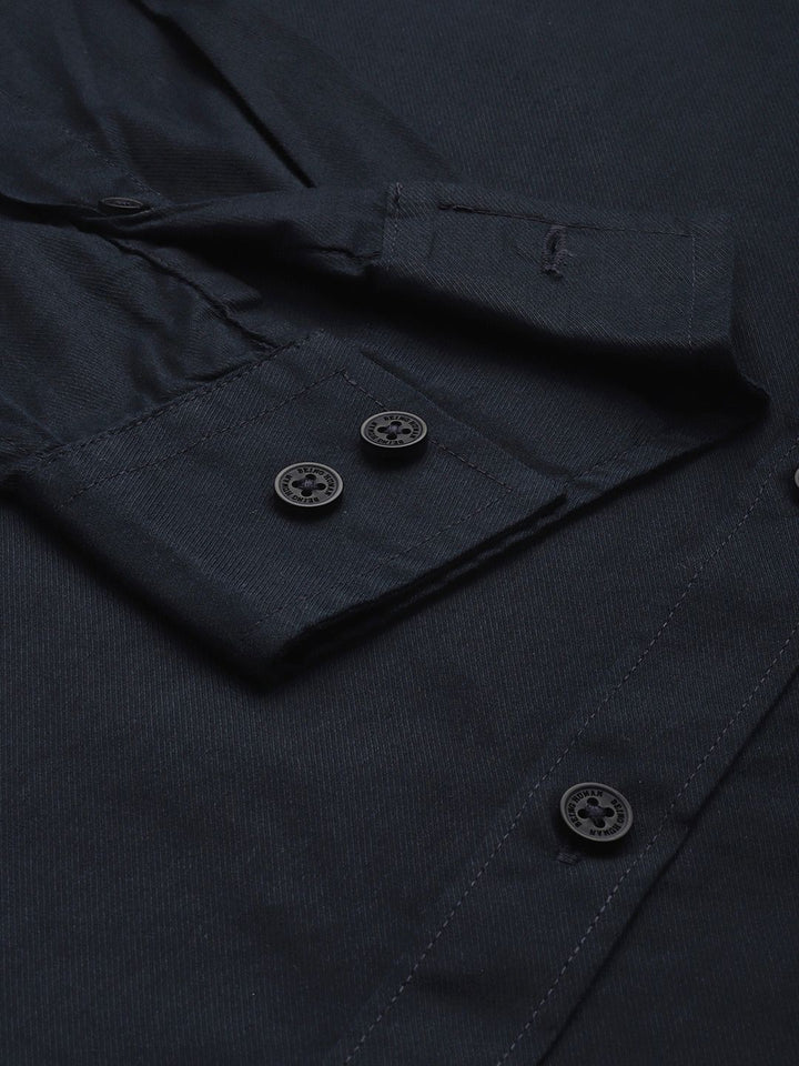 Being Human Pure Cotton Slim Fit Opaque Casual Shirt