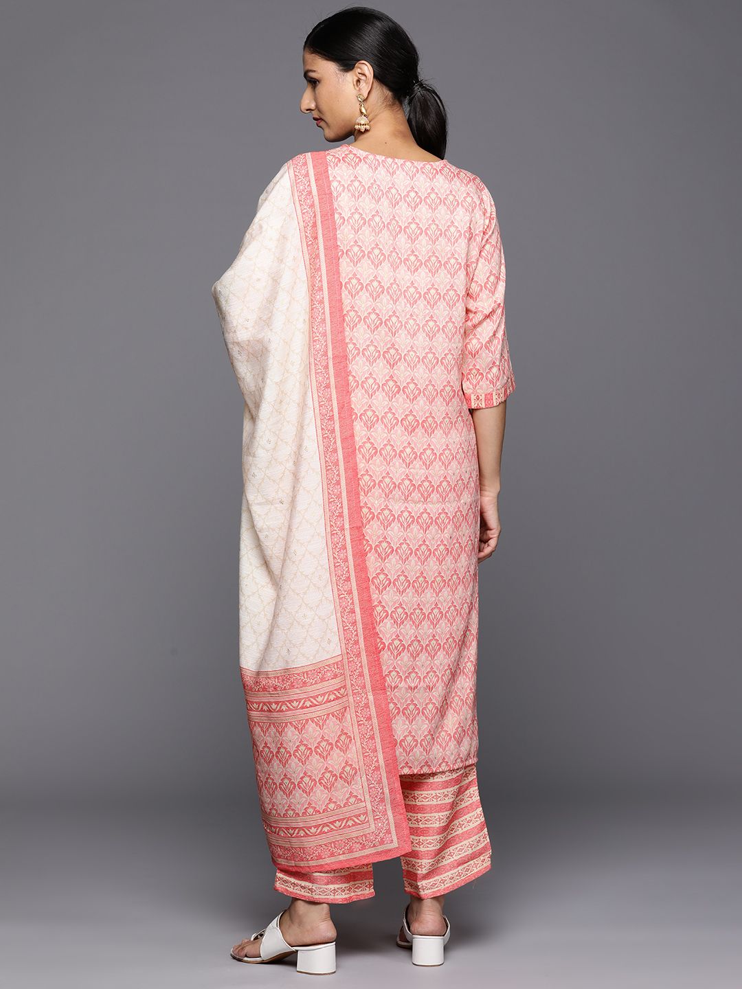 Libas Ethnic Motifs Printed Regular Kurta With Trousers & Dupatta