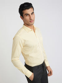 Park Avenue Slim Fit Gingham Checks Pure Cotton Formal Shirt
